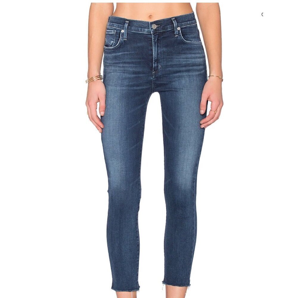 AGOLDE Sophie High Rise Skinny Crop Size 27